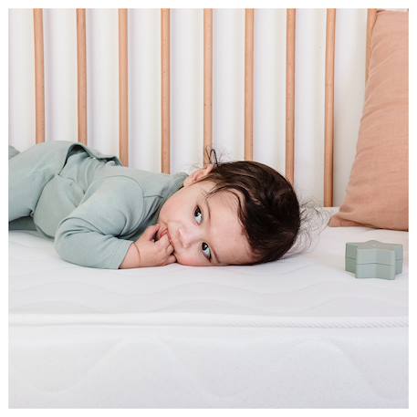 Matelas bébé thermo confort coolmax Blanc 2 - vertbaudet enfant 