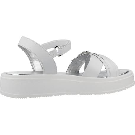 Sandales fille été confortable Beige beige+Blanc white+Noir black 7 - vertbaudet enfant 