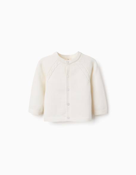 Bébé-Pull, gilet, sweat-Gilet en maille en coton