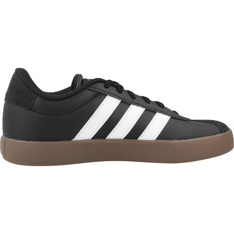 Baskets garçon en cuir à lacets court Noir black 1 - vertbaudet enfant 