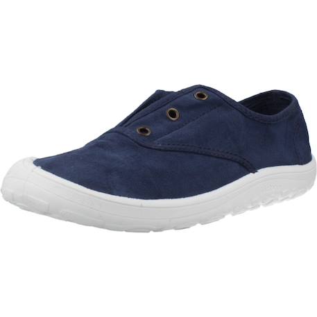 Basket garçon modèle bosco barefoot Beige beige+Blanc blanco+Bleu marino 16 - vertbaudet enfant 