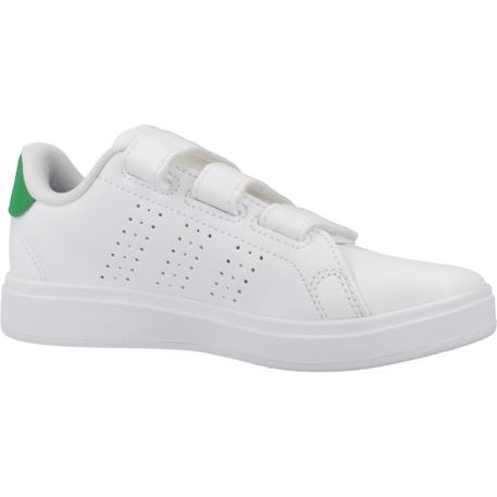 Baskets garçon en textile à scratch classique Blanc white 5 - vertbaudet enfant 