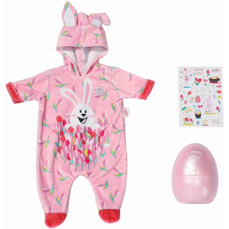 Baby born oeuf de pâques avec costume de pâques Rose 2 - vertbaudet enfant 