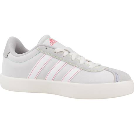Baskets garçon en cuir à lacets court Gris grey 5 - vertbaudet enfant 