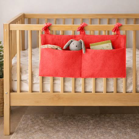 Range doudou en coton bio vichy Blanc+Fraise+Honey+Rose+Vichy 9 - vertbaudet enfant 