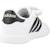 Baskets garçon en textile à scratch tennis Blanc white 3 - vertbaudet enfant 