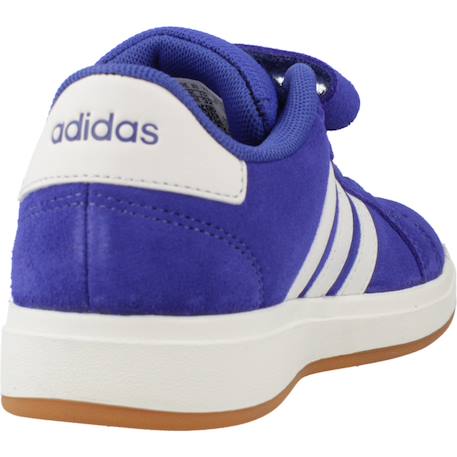 Baskets garçon en cuir à scratch rétro Bleu azusem 3 - vertbaudet enfant 