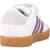 Baskets garçon en cuir à scratch court Blanc white 3 - vertbaudet enfant 