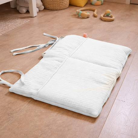 Range doudou en coton bio vichy Blanc+Fraise+Honey+Rose+Vichy 4 - vertbaudet enfant 