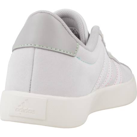 Baskets garçon en cuir à lacets court Gris grey 3 - vertbaudet enfant 