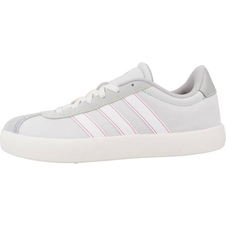 Baskets garçon en cuir à lacets court Gris grey 2 - vertbaudet enfant 