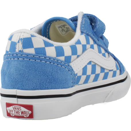 Basket garçon modèle old skool v checkboard Bleu 3 - vertbaudet enfant 