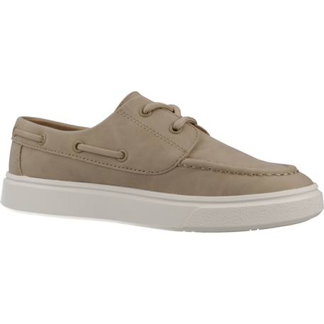 Chaussures bateau garçon modèle low cut lace up shoe Beige beige 5 - vertbaudet enfant 