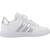 Baskets garçon en textile à scratch court classique Blanc white 1 - vertbaudet enfant 