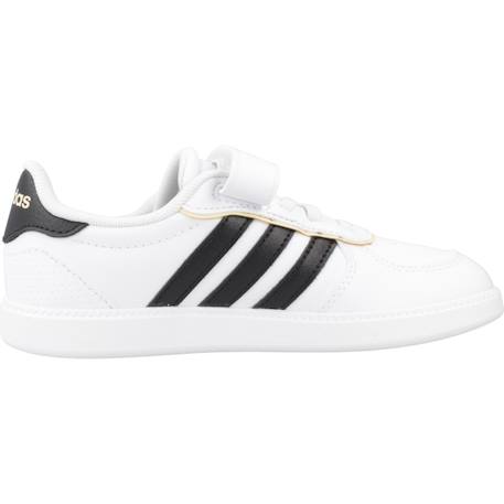 Baskets garçon en textile à scratch tennis Blanc white 1 - vertbaudet enfant 
