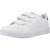 Baskets garçon en textile à scratch classique Blanc white 4 - vertbaudet enfant 