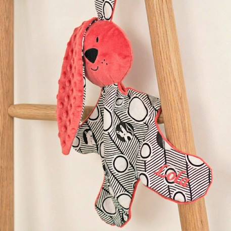Grand doudou lapin en bambou Rouge 6 - vertbaudet enfant 