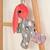 Grand doudou lapin en bambou Rouge 6 - vertbaudet enfant 