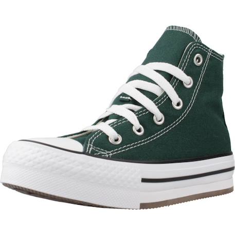 Baskets enfant garçon en textile Vert+Vert green 10 - vertbaudet enfant 