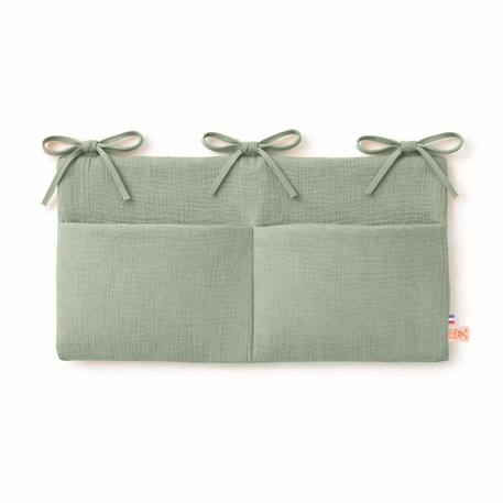 Range doudou en coton bio vichy Blanc+Fraise+Honey+Rose+Vert+Vichy 25 - vertbaudet enfant 