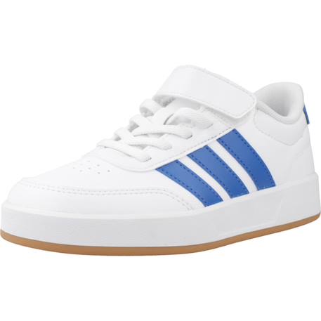 Baskets garçon en textile à scratch tennis Blanc white 4 - vertbaudet enfant 
