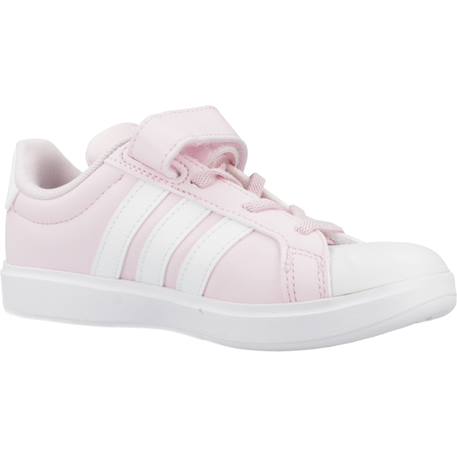 Basket fille en textile style urbain lacets Rose pink 5 - vertbaudet enfant 