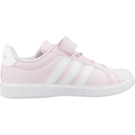 Basket fille en textile style urbain lacets Rose pink 1 - vertbaudet enfant 
