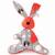 Grand doudou lapin en bambou Rouge 1 - vertbaudet enfant 