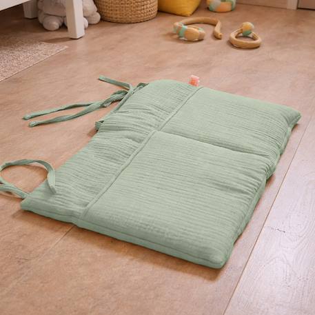 Range doudou en coton bio vichy Blanc+Fraise+Honey+Rose+Vert+Vichy 28 - vertbaudet enfant 