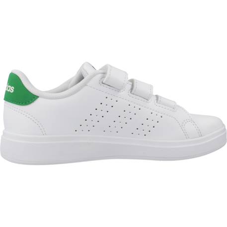 Baskets garçon en textile à scratch classique Blanc white 1 - vertbaudet enfant 