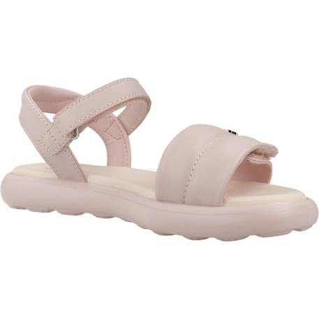 Sandales fille modèle j sandal puffypop gi Beige+Rose 11 - vertbaudet enfant 