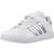 Baskets garçon en textile à scratch court classique Blanc white 4 - vertbaudet enfant 