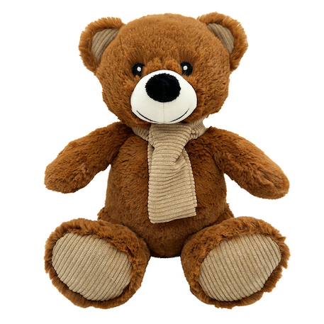 Peluche bouillotte ours marron Marron 2 - vertbaudet enfant 