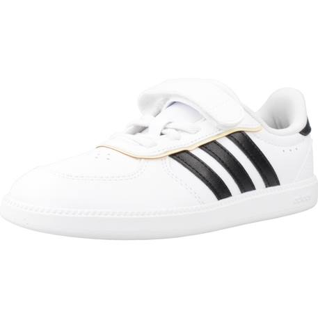 Baskets garçon en textile à scratch tennis Blanc white 4 - vertbaudet enfant 