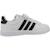Baskets garçon en textile à lacets urbain Blanc white 1 - vertbaudet enfant 