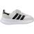 Basket garçon en textile style vintage lacets Blanc white 1 - vertbaudet enfant 