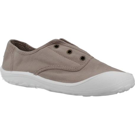 Basket garçon modèle bosco barefoot Beige beige+Blanc blanco+Bleu marino 5 - vertbaudet enfant 