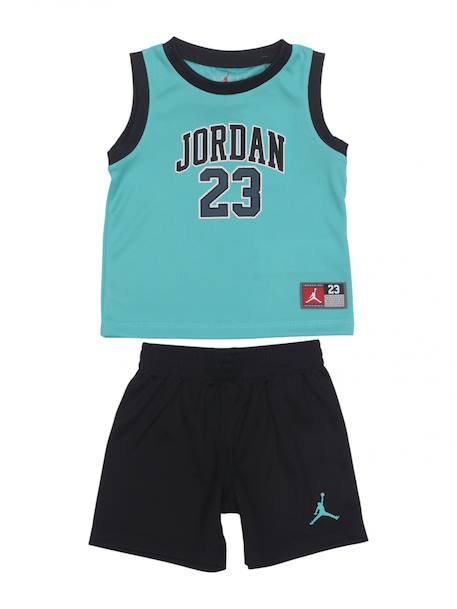 Ensemble 2 pièces Bleu / blanc+Noir / rouge+Vert / noir 10 - vertbaudet enfant 