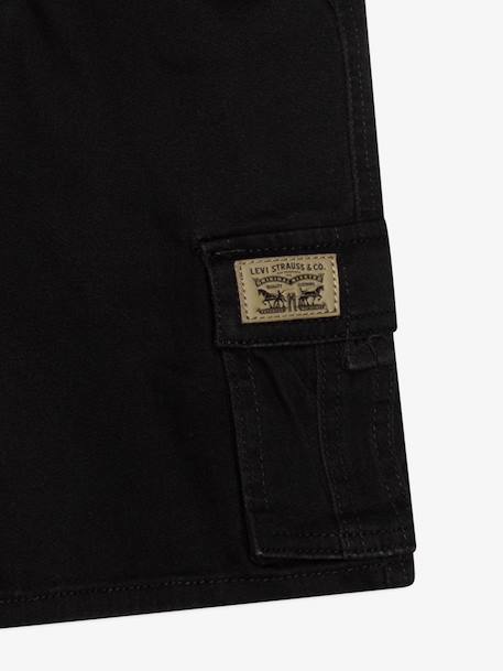 Short cargo Jet black+Noir+Vert profond 8 - vertbaudet enfant 
