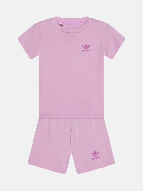 Ensemble 2 pièces Lilas+Rose / blanc+Rose clair+Semi pink spark 1 - vertbaudet enfant 