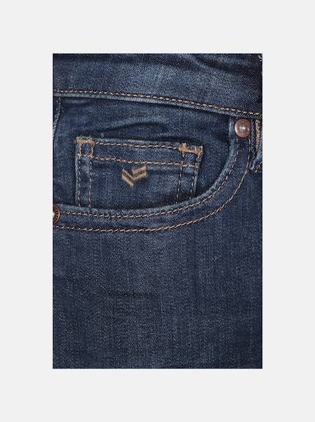 Jean délavé Bleu clair+Brut 8 - vertbaudet enfant 