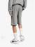 Short enfant taille élastique Bleu+Gris moyen+Noir 6 - vertbaudet enfant 