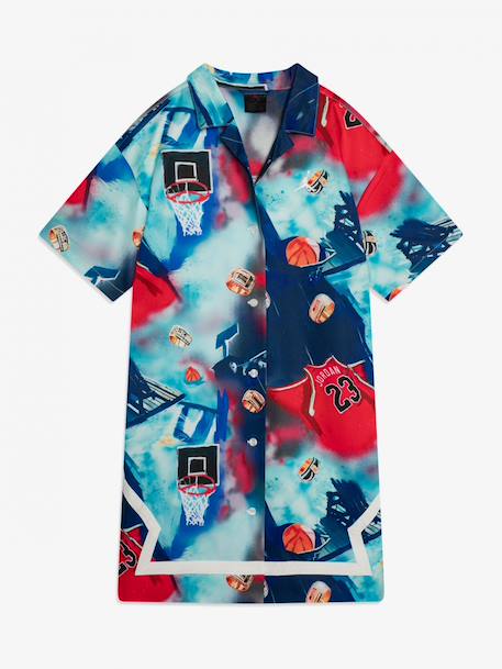 Robe col chemise Bleu 1 - vertbaudet enfant 