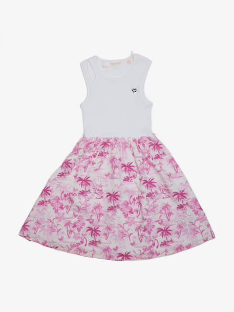 Fille-Robe taille élastique