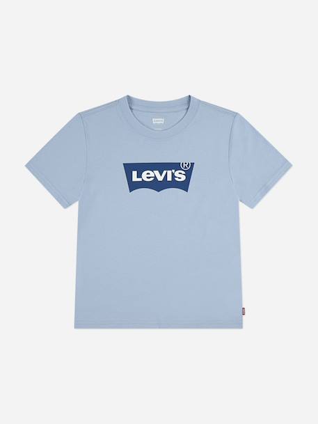 T-shirt  à manche courte pour garçon Bleu ciel+Noir / rouge+Vert clair 1 - vertbaudet enfant 