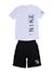 Ensemble 2 pièces Beige / kaki+Blanc / noir+Gris / bleu foncé+Noir / gris 9 - vertbaudet enfant 