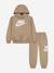 Ensemble deux pièces pour bébé sweat à capuche et pantalon confortable Marron clair+Noir / doré+Vert foncé 1 - vertbaudet enfant 