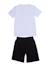 Ensemble 2 pièces Beige / kaki+Blanc / noir+Gris / bleu foncé+Noir / gris 10 - vertbaudet enfant 