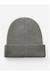 Bonnet à revers Gris moyen+Noir 2 - vertbaudet enfant 