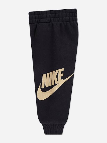 Ensemble deux pièces pour bébé sweat à capuche et pantalon confortable Marron clair+Noir / doré+Vert foncé 7 - vertbaudet enfant 